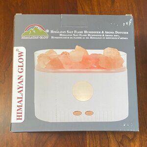 Himalayan Glow. Salt Flame Humidifier & Aroma Diffuser NWT